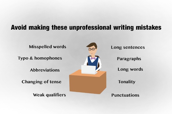Avoid making these unprofessional writing mistakes